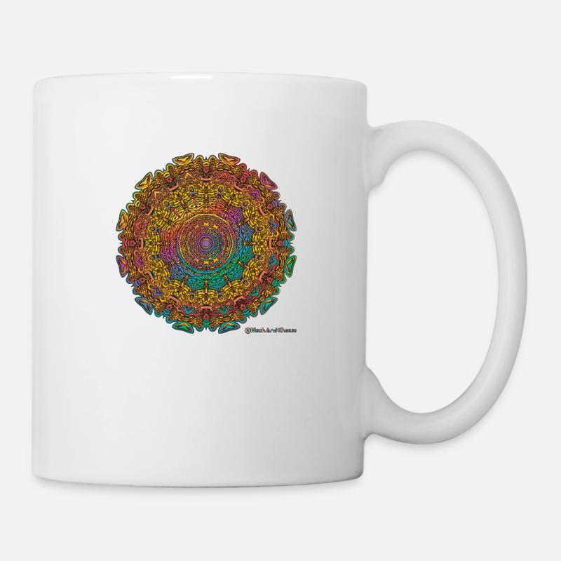 Kaleidoscope mandala - Mug - white