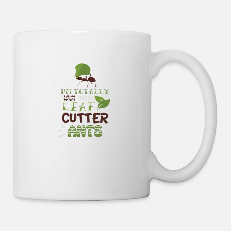 Fourmis feuille tailleur tailleurs insectes cadeau - Mug blanc - blanc