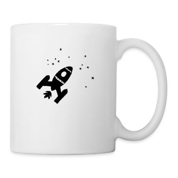 Rocket stars space - Mug - white - Right