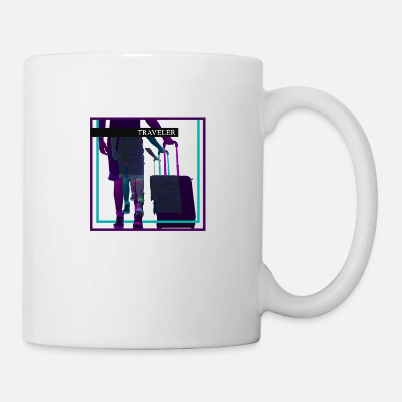 Traveler - Tasse - Weiß