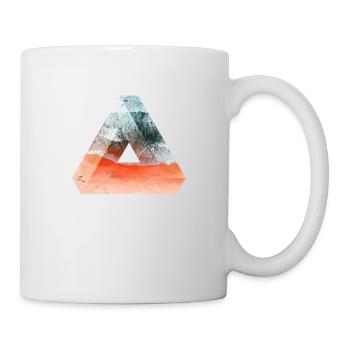 Penrose Dreieck Geek Geschenk Sommer Hipster - Tasse - Weiß - Rechts