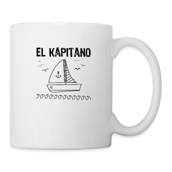 El Kapitano Captain Captain of the Chief on the Water - Mug - white - Right