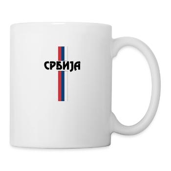 Srbija Flag - Tasse - Weiß - Rechts