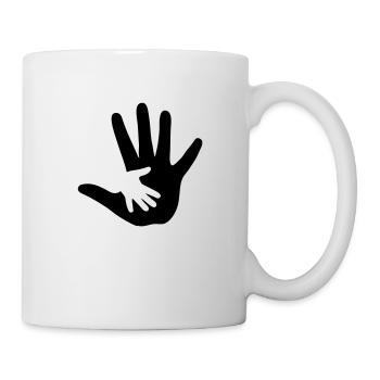 hand_in_hand__f1 - Tasse - Weiß - Rechts