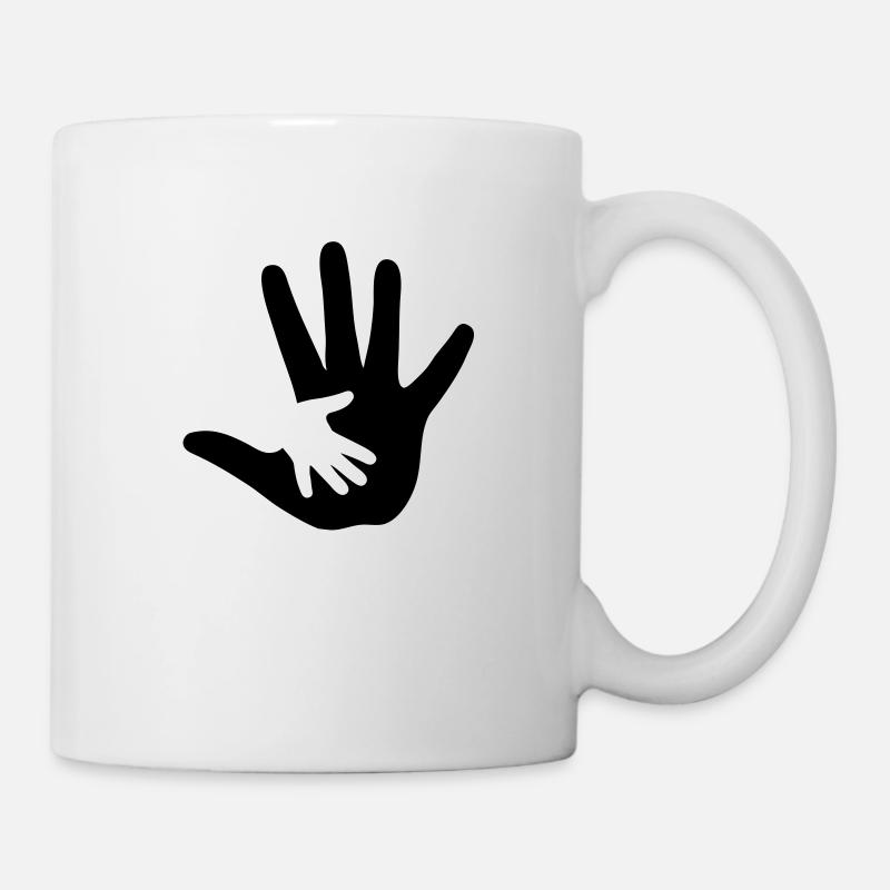 hand_in_hand__f1 - Tasse - Weiß