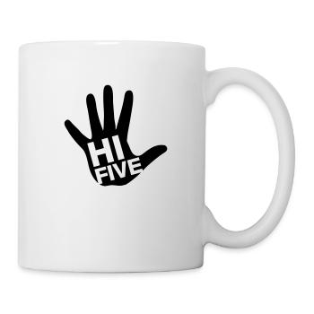 high_five_1__f1 - Tasse - Weiß - Rechts