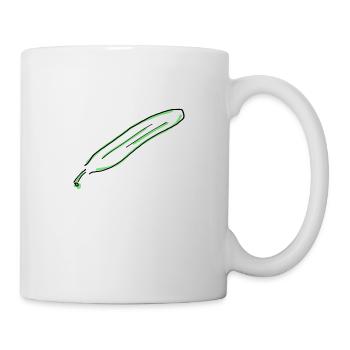 Gurke - Tasse - Weiß - Rechts