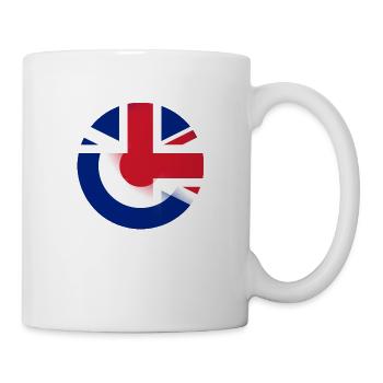 Mod Union Jack combo - Mug - white - Right