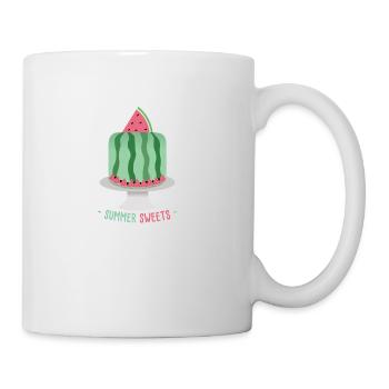 Melone - Tasse - Weiß - Rechts