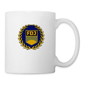FDJ Emblem - Tasse - Weiß - Rechts