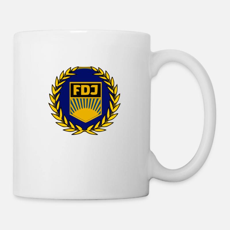 Emblème FDJ - Mug blanc - blanc