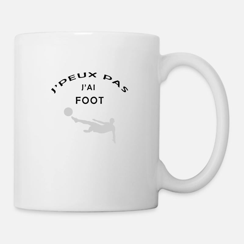 J PEUX PAS J AI FOOT - Mug blanc - blanc