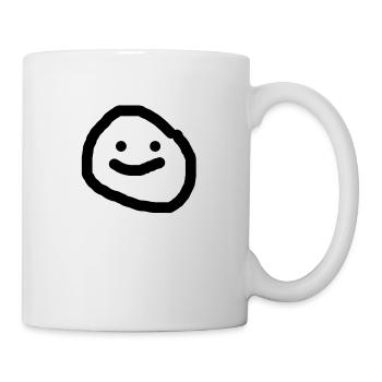 Smiley - Tasse - Weiß - Rechts