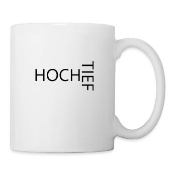 HOCH TIEF - Tasse - Weiß - Rechts
