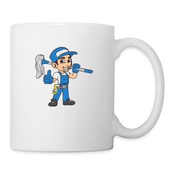 Building cleaner Window cleaner - Mug - white - Right
