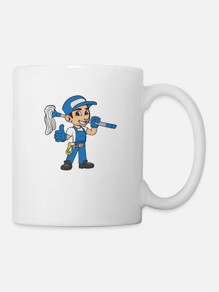 Building cleaner Window cleaner - Mug - white