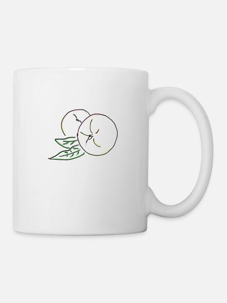 pêche - Mug blanc - blanc