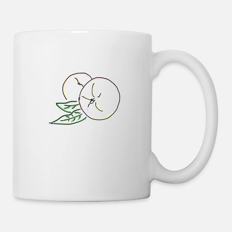 peach - Mug - white