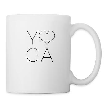 yoga - Mug blanc - blanc - Droite