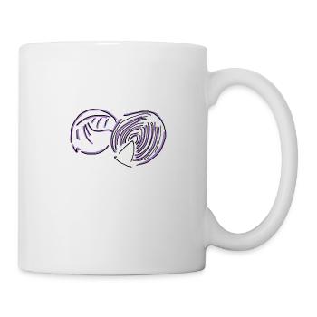 Chou rouge - Mug blanc - blanc - Droite