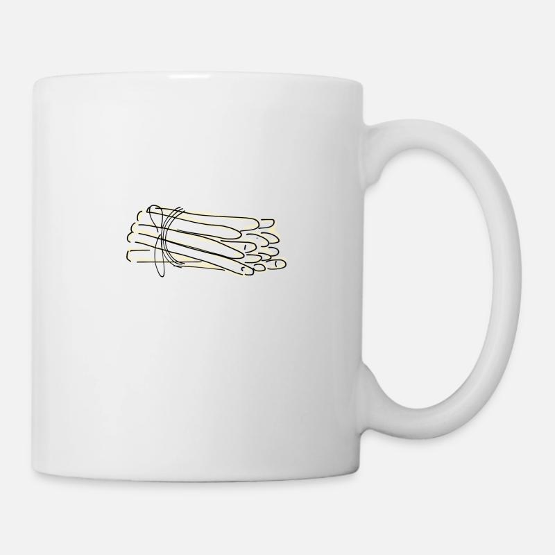 Spargel - Tasse - Weiß