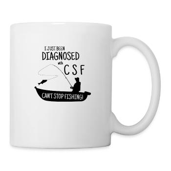 Pêche pêche - Mug blanc - blanc - Droite