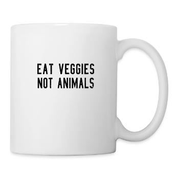 Vegan vegan végétalien - Mug blanc - blanc - Droite