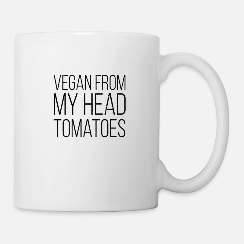 Vegan vegan vegan - Mug - white