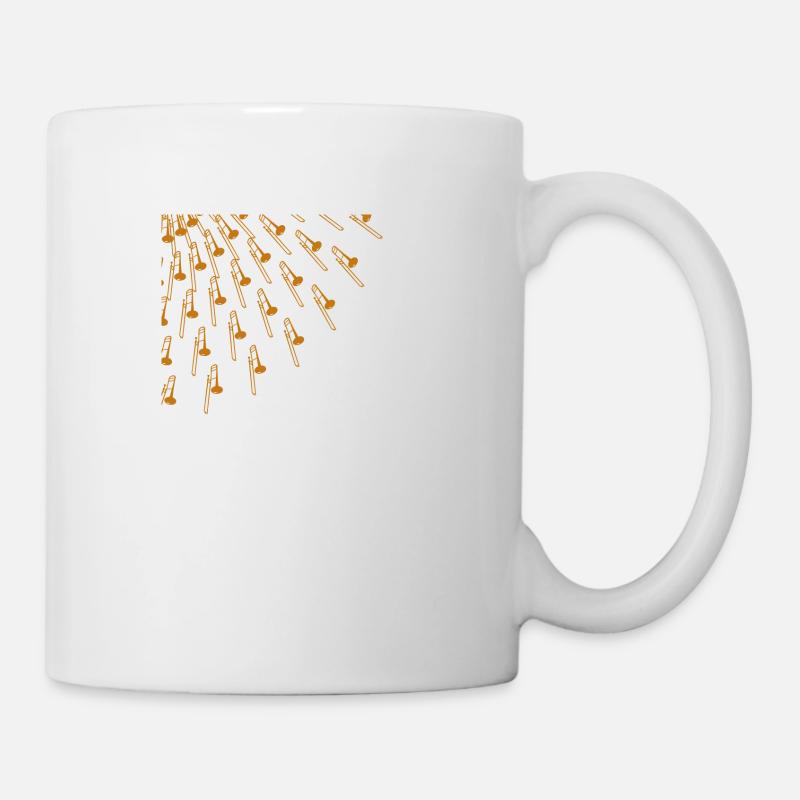 Posaune - Tasse - Weiß