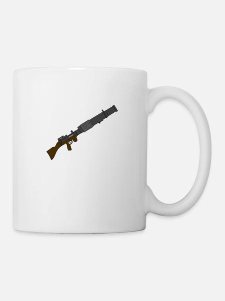 Langer Blaster - Tasse - Weiß