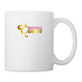Birthday Queen - Birthday Queen - Fille - Mug blanc - blanc - Droite
