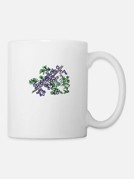 Wacholder - Tasse - Weiß