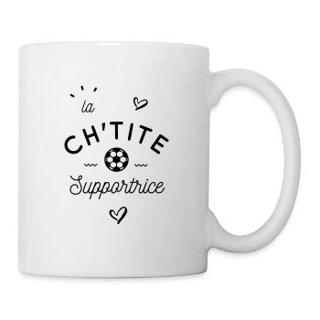 La ch'tite supportrice - Mug blanc - blanc - Droite