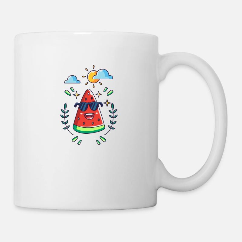 été - Mug blanc - blanc