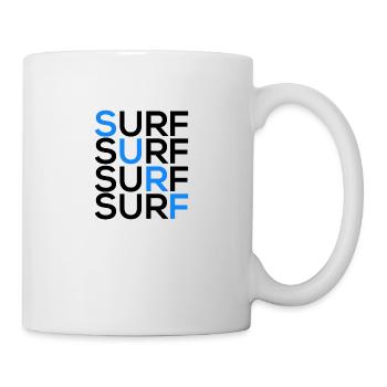SURF SURF SURF SURF - Mug blanc - blanc - Droite