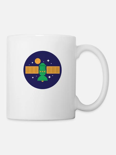 Satelliten - Tasse - Weiß