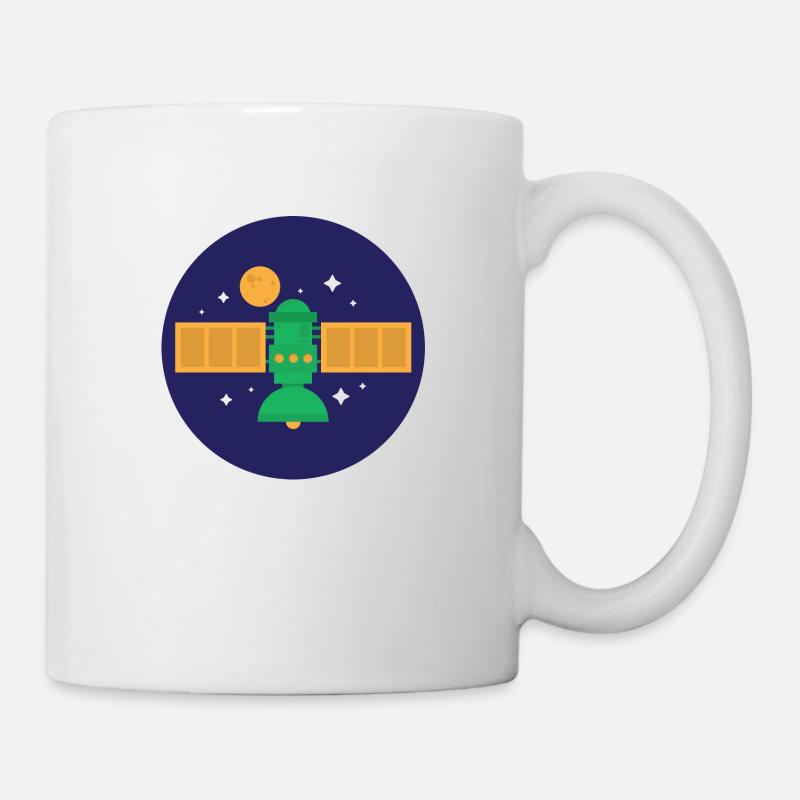 Satelliten - Tasse - Weiß