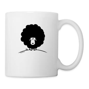 Sheep Marry black / Schaf Marry schwarz - Tasse - Weiß - Rechts