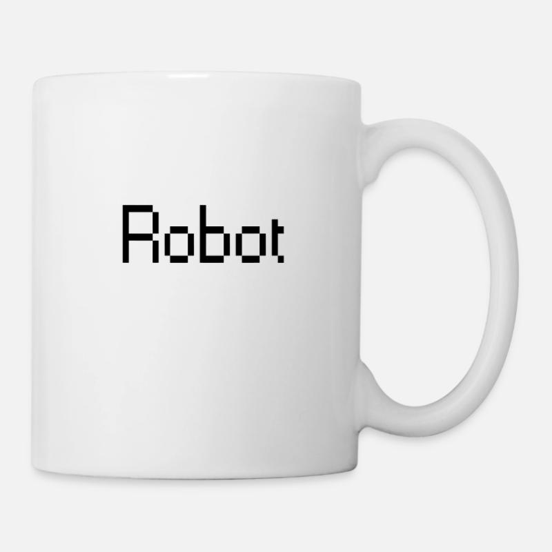 Robot - Tasse - Weiß