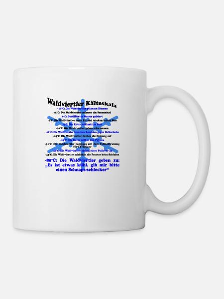 Waldviertler cold scale - Mug - white