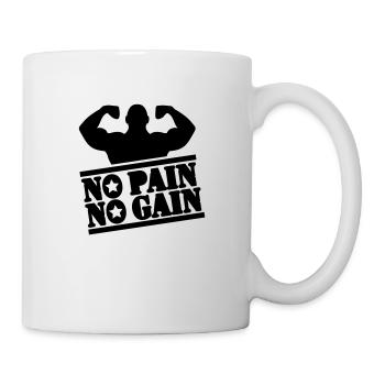 pain_bodybuilding_f1 - Mug blanc - blanc - Droite