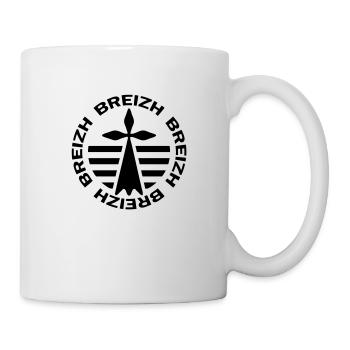Breizh bretagne hermine 1 - Mug - white - Right