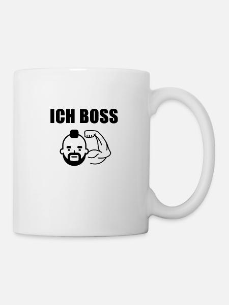 Ich BOSS - Tasse - Weiß