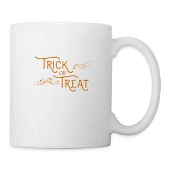 Halloween Süßes oder Saures - Tasse - Weiß - Rechts