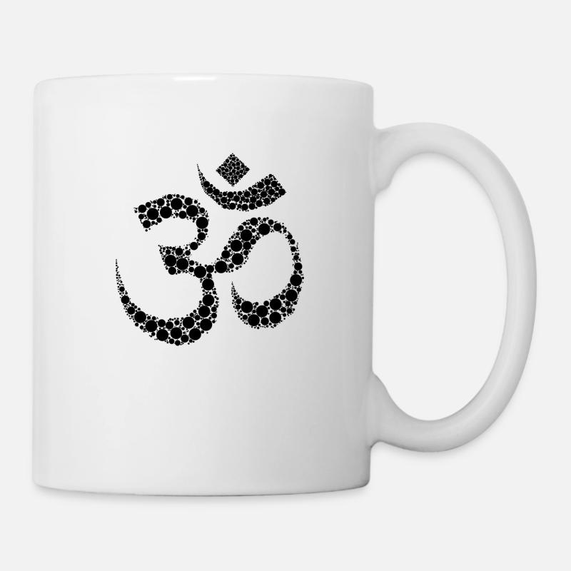 OM Yoga Zeichen - Tasse - Weiß