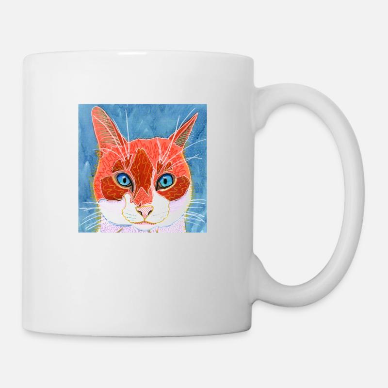 cat - Mug - white