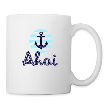 Ahoy and Anchor - Mug - white - Right
