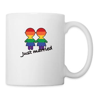 Mariage de femmes 2 - Mug blanc - blanc - Droite
