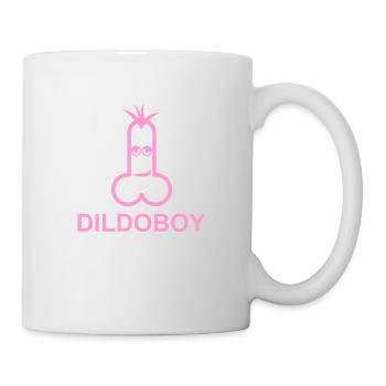 Dildo Boy Vibrator Sex Gift Idea - Mug - white - Right