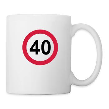 40er - Tasse - Weiß - Rechts